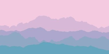 dağ manzarasının panoramik görüntüsü