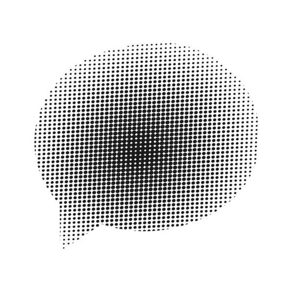 Піктограма Шестикутника Halftone — стоковий вектор
