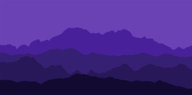 dağ manzarasının panoramik görüntüsü