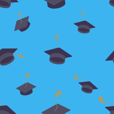Mezuniyet başlığı simgesi pürüzsüz arkaplan