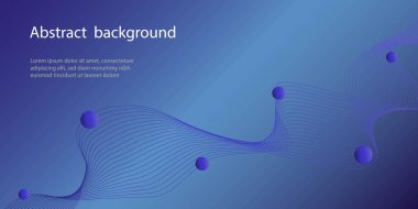 Soyut koyu mavi asgari vektör arkaplanı