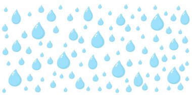 Şirin Yağmur Damlaları kusursuz desen