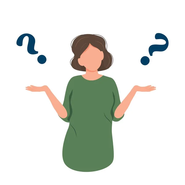 Şaşkınlık içindeki bir kız.