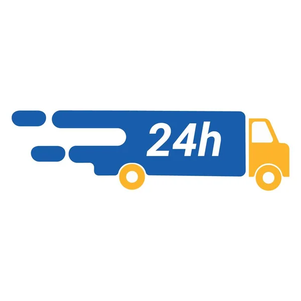 Fast Shipping Delivery Truck — Archivo Imágenes Vectoriales