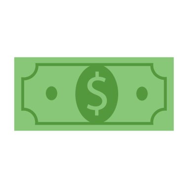 Dolar gagası vektör simgesi