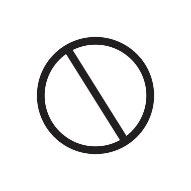 Sign black symbol isolated 