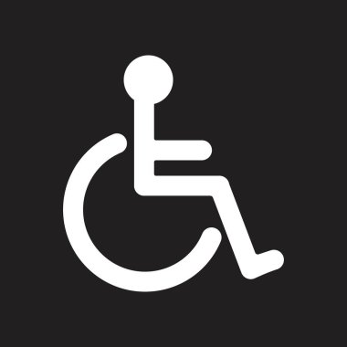 Disabled Handicap Icon .Vector illustration