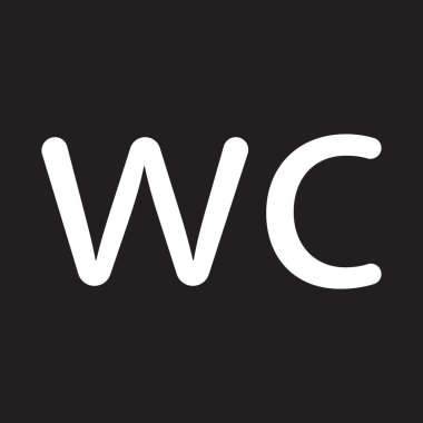 WC line icon vector illustration