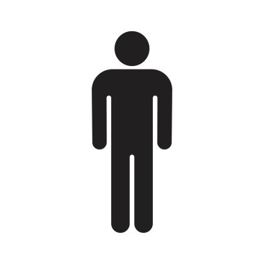 Man line icon vector