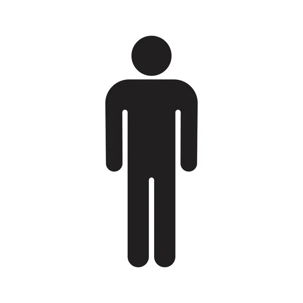 Man Line Icon Vector — Stockvektor