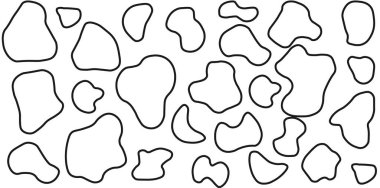 İnek kusursuz desen vektörü