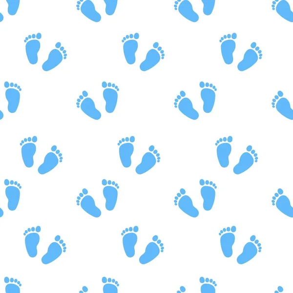 Petit Bébé Bleu Mignon — Image vectorielle
