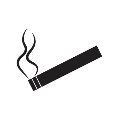 Sigara içme çizgisi simgesi