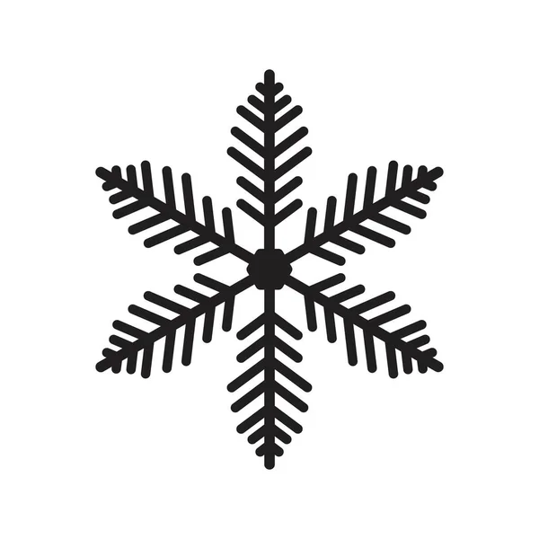 Snowflake Ícone Esboço Vetor — Vetor de Stock