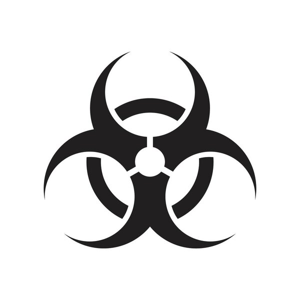 Символ биологической опасности, знак биологической угрозы
