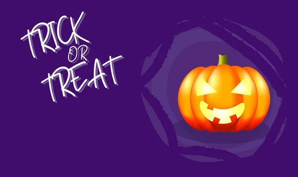 Invitation Halloween Trick Treat Party — Stock Vector