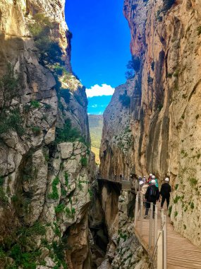 Royal Trail, El Caminito del Rey, Malaga, İspanya