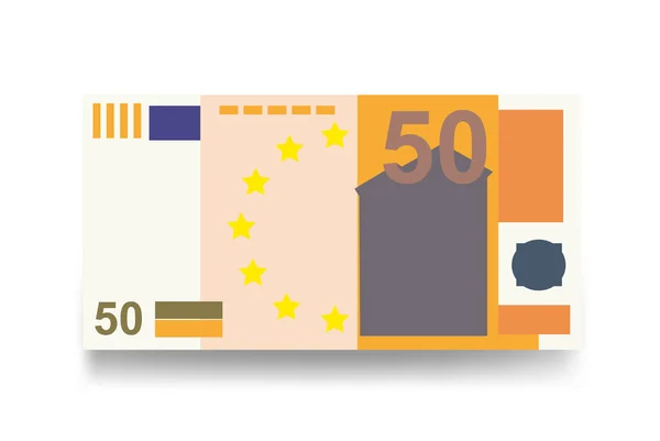 Εικονογράφηση Του Euro Vector Τραπεζογραμμάτια Που Έχουν Εκδοθεί Στην Ευρώπη — Διανυσματικό Αρχείο