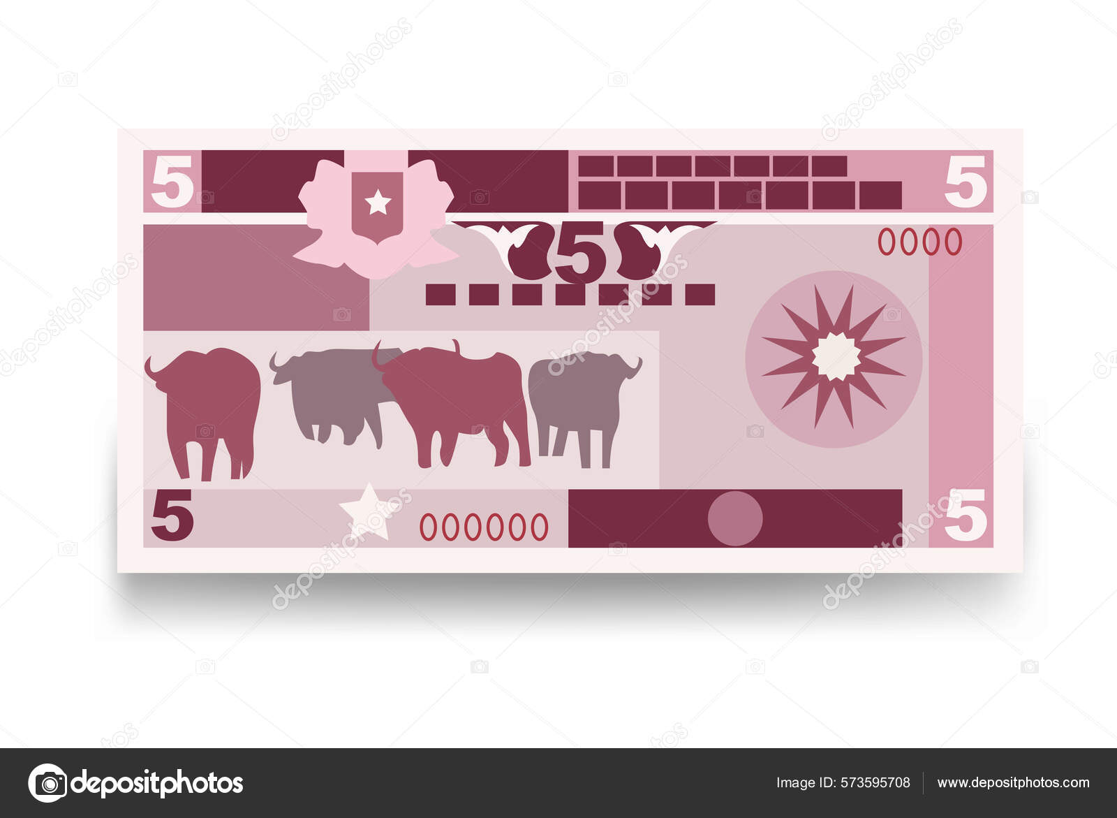 索马里先令矢量图解索马里货币套汇成捆钞票纸货币5 Sos 平淡的风格被白色背景隔离最简单的设计图库矢量图©Zhuna 573595708