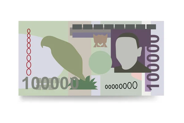 Dobra Vector Illustration Así Que Tom Prncipe Fijaron Billetes Paquete — Vector de stock