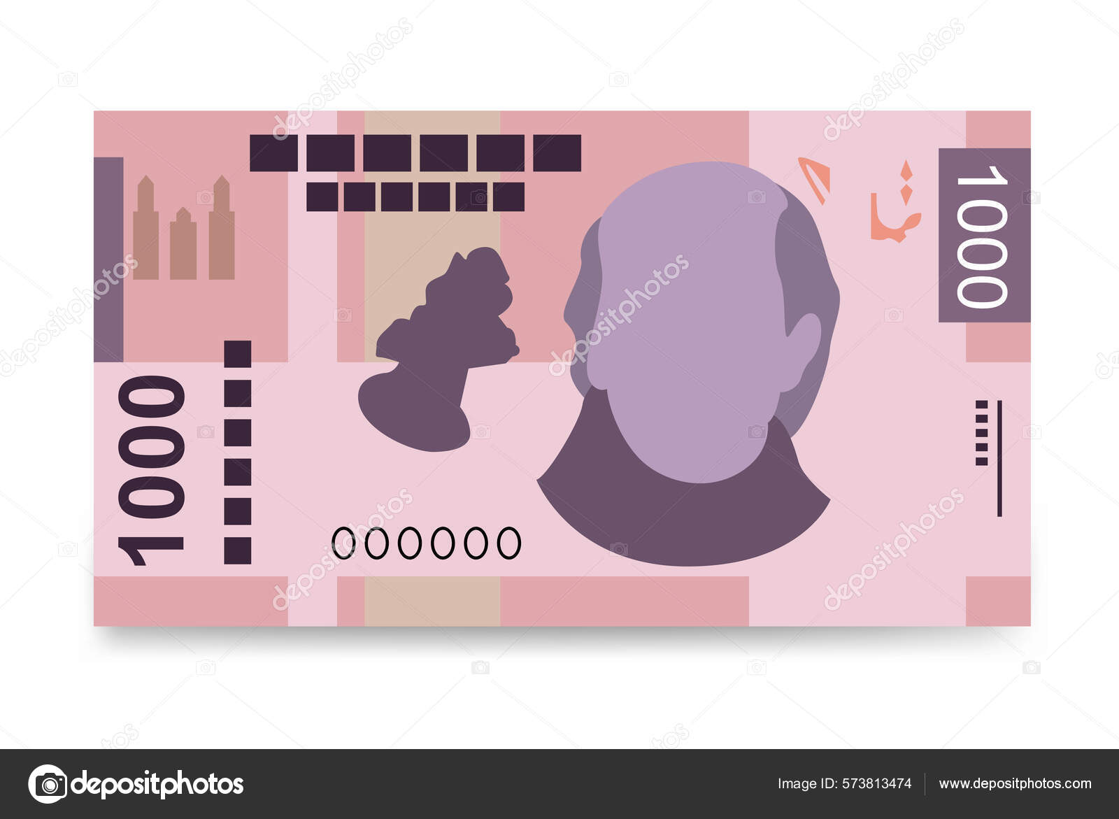 墨西哥比索矢量图解墨西哥货币组合的捆绑钞票纸钞1000 Mxn平淡的风格被白色背景隔离最简单的设计图库矢量图©Zhuna 573813474