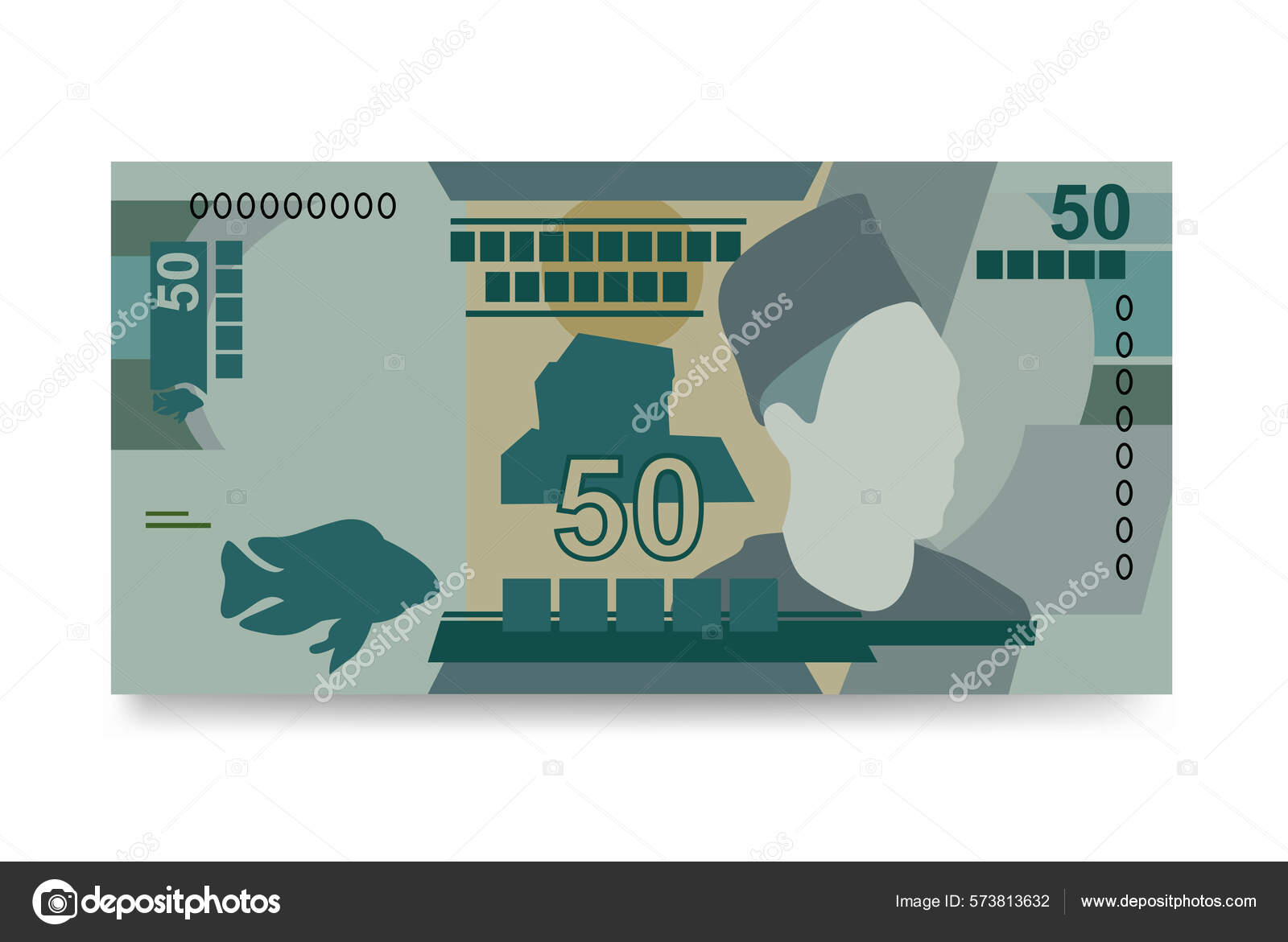 马拉维Kwacha Vector Illustration  马拉维的钱用来捆扎钞票纸币50兆瓦平淡的风格被白色背景隔离最简单的设计图库矢量图©Zhuna 573813632