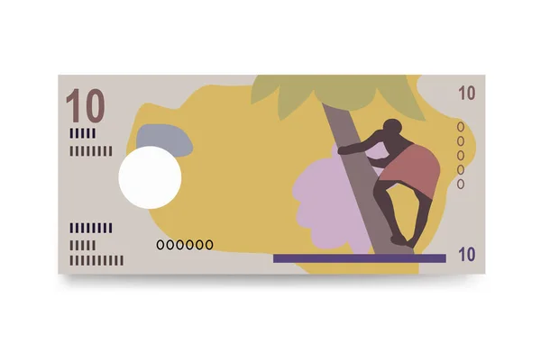 Maldivas Rufiyaa Vector Illustration Maldivas Dinero Conjunto Paquetes Billetes Papel — Vector de stock