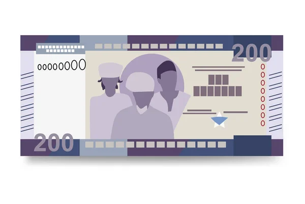 Liberian Dollar Vector Illustration Liberia Pengar Sätta Bunt Sedlar Papperspengar — Stock vektor