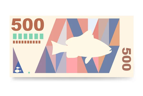 Arubaanse Florin Vector Illustratie Aruba Nederlandse Geldset Bundelt Bankbiljetten Papiergeld — Stockvector