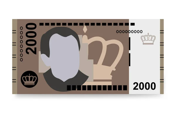 Ormiański Dram Vector Ilustracja Armenia Pieniądze Arcakh Ustawiają Pakiety Banknotów — Wektor stockowy