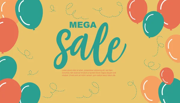 Flash Sale Discount Banner Template Promotion One Day Deal Special — Image vectorielle