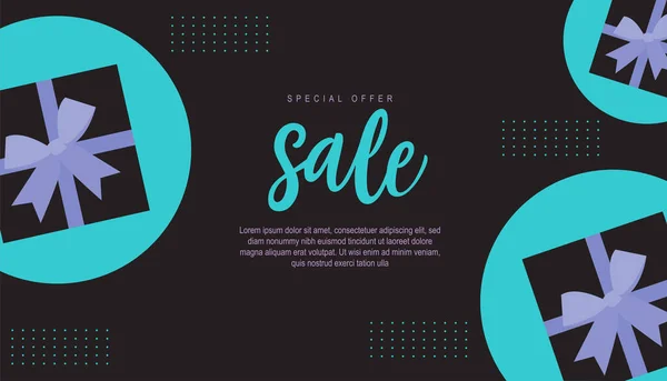 Flash Sale Discount Banner Template Promotion One Day Deal Special — Stockvector