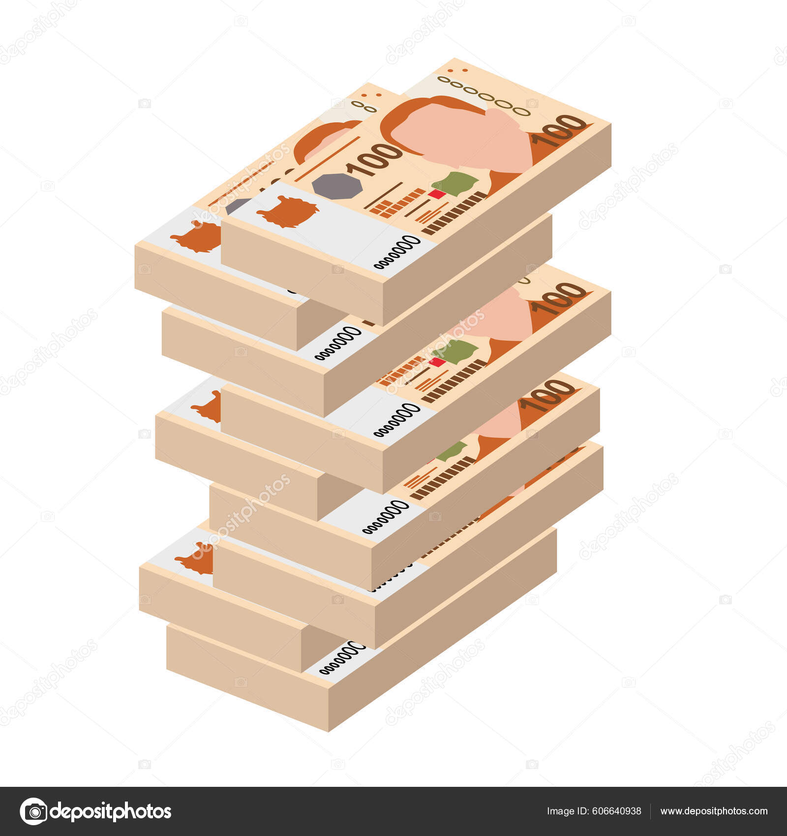 Singaporean Dollar Vector Illustration Singapore Brunei Money Set Bundle  Banknotes Stock Vector by ©Zhuna 606640938