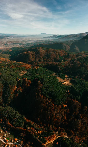 Vertikal Panorama Landskap Över Pirin Bergen — Stockfoto