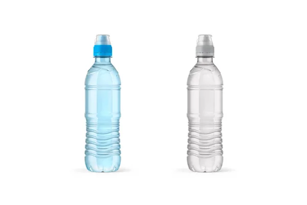 Small Blank Sport Water Bottle Isolated White Background Rendering — Stock Photo, Image