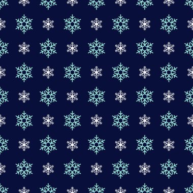 Kar tanelerinin çizim vektörü çizimi pürüzsüz desen