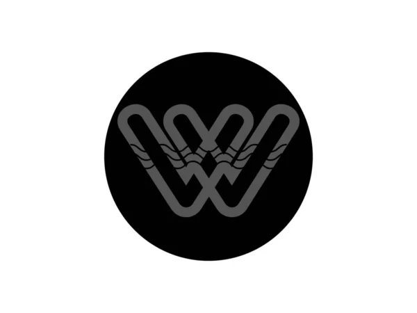 Логотип Мира Чёрных Коричневых Букв — стоковое фото