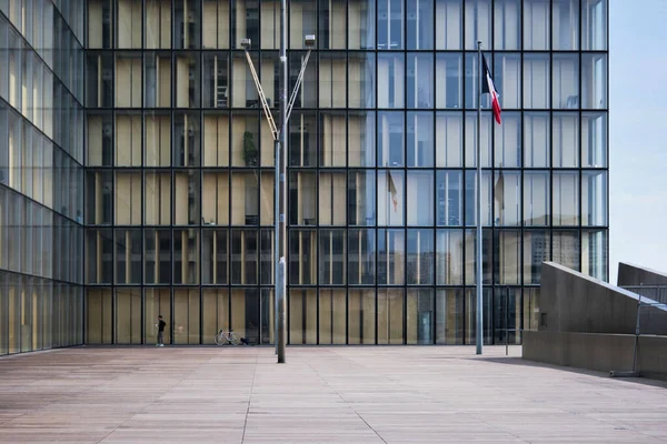 Bibliotheque Nationale Francois Mitterrand Paris Built 1995 Landmark Glass Building — Stock fotografie