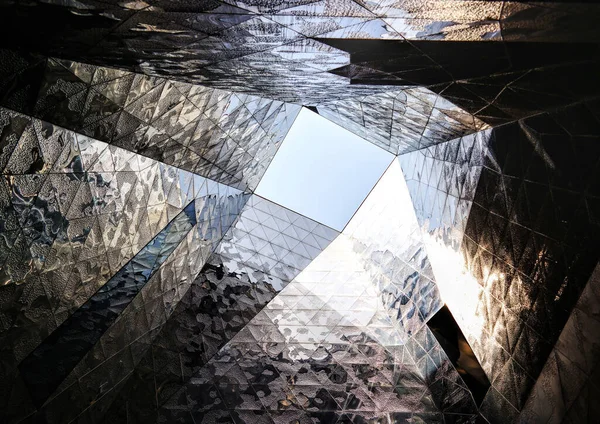 Barcelona Spain May 2018 Original Ceiling Building Edificio Forum Museum — ストック写真