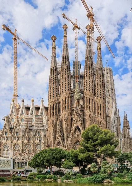 Barcelona Spain May 2018 Sagrada Familia Impressive Cathedral Designed Gaudi — Stock Fotó