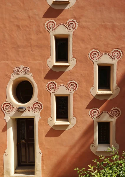 Barcelona Spain May 2018 Architectural Fragment Gaudi House Museum Famous —  Fotos de Stock