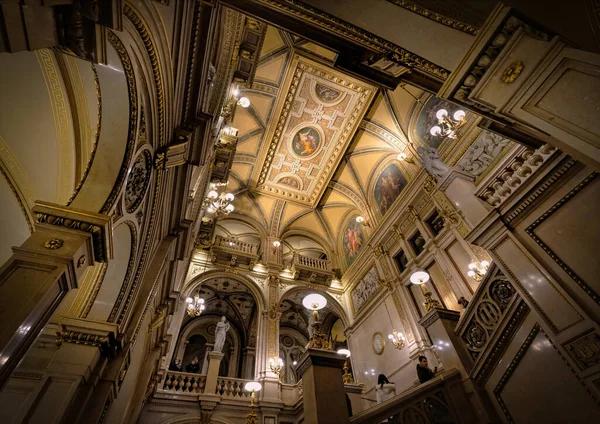 Vienna Austria Dec 2019 Foyer Vienna State Opera House Wiener — Stok Foto