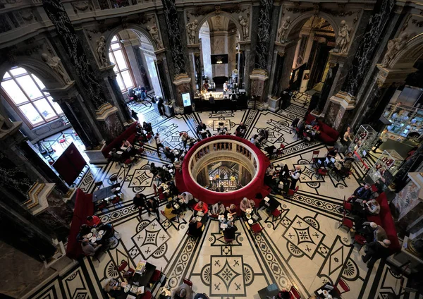 Vienna Austria Dec 2019 Beautiful Interior Artistic Cafe Kunsthistorisches Museum — Stock Fotó