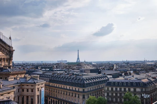 Paris France May 2022 View Paris Cityscape Eiffel Tower Lafayette — 스톡 사진