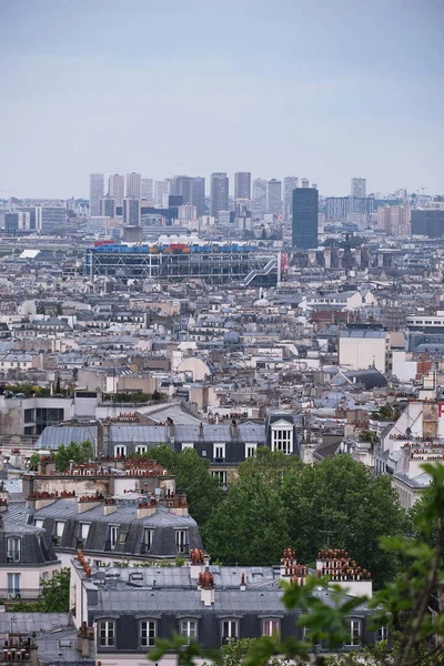 Paris France May 2022 View Paris Cityscape Pompidou Center Basilica — 스톡 사진