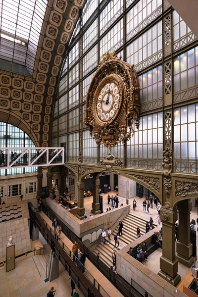 Paris France May 2022 Golden Clock Museum Orsay Musee Orsay — Stock Fotó