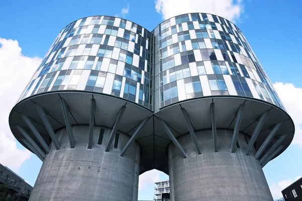 Copenhague Dinamarca Setembro 2022 Vista Das Torres Portland Dois Silos — Fotografia de Stock