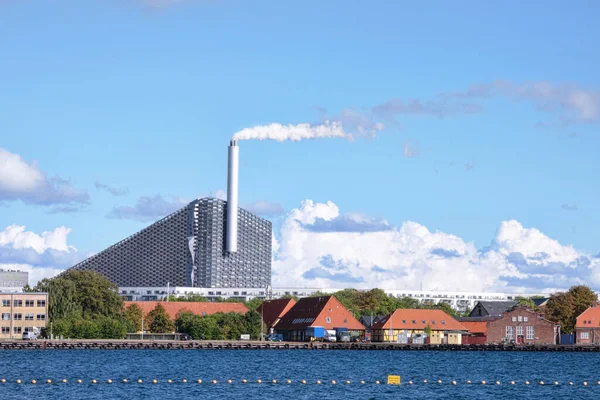 코펜하겐 덴마크 Sept 2022 View Copenhill Waste Energy Power Plant — 스톡 사진