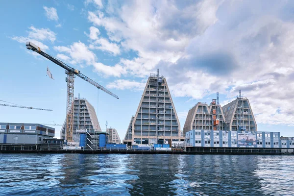 Copenaghen Danimarca Settembre 2022 Nuovi Condomini Uffici Costruzione Paper Island — Foto Stock