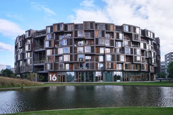 コペンハーゲン デンマーク 2022年9月 トランベルクのLundgaardによって設計されたTietgen Residence Hall寮 Tietgenkollegetはビジネススクールの学生用住宅です — ストック写真